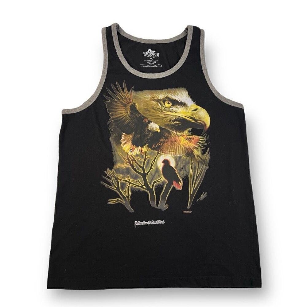 Rag Wear Yellowstone Bald Eagle Tank Top Size Extra Extra Large